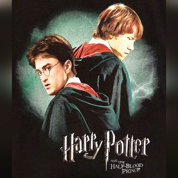 Harry Potter and the Half-Blood Prince Women's Jr. Black SS Graphic Tee NWOT 2XL - Picture 3 of 4